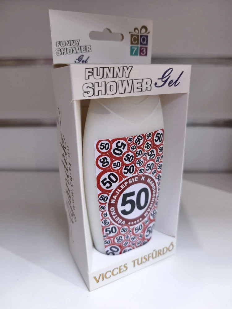 Sprchový gél k narodeninám 30, 40, 50 alebo 60 rokov