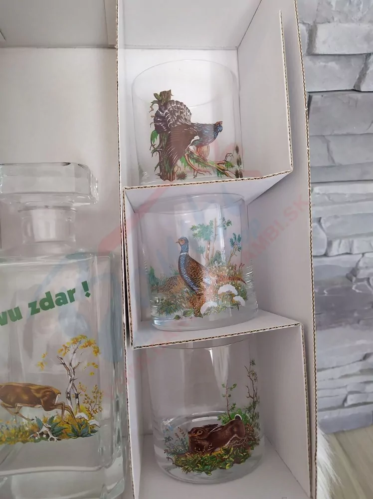 Darčeková sada na whisky pre poľovníka