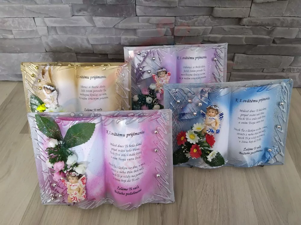 Knižka k 1. sv. prijímaniu-ružová