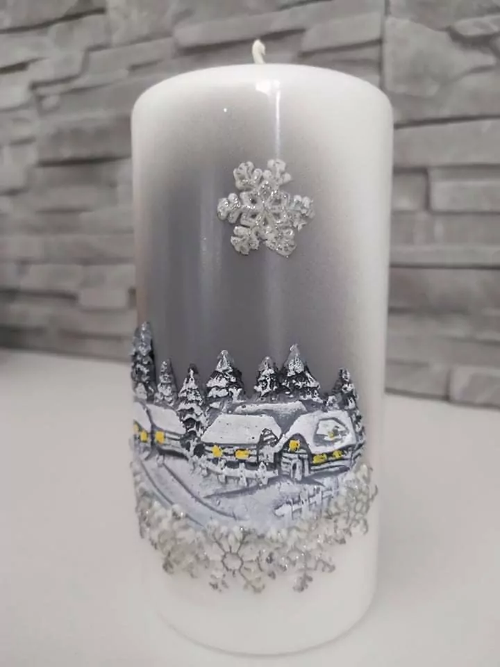 xSviečka s 3D obrázkom