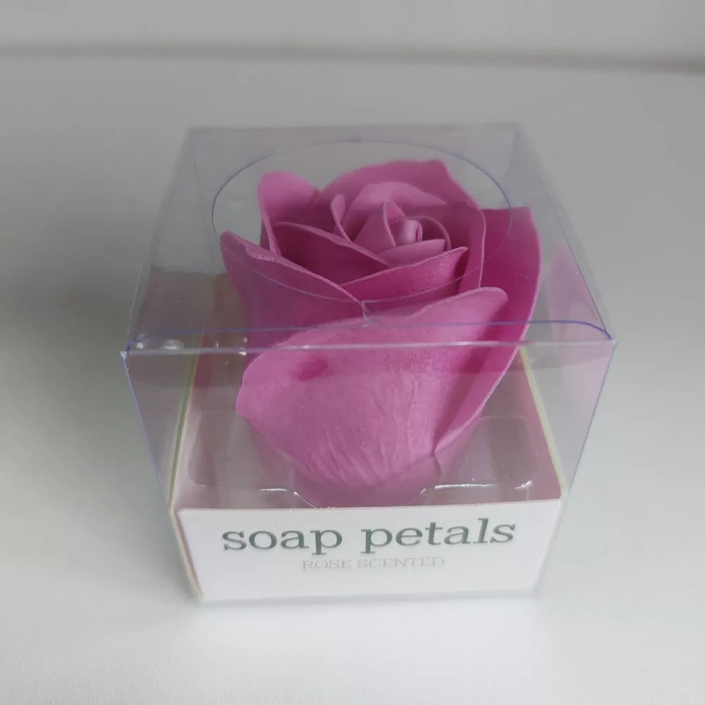 Mydlová ružička v krabičke