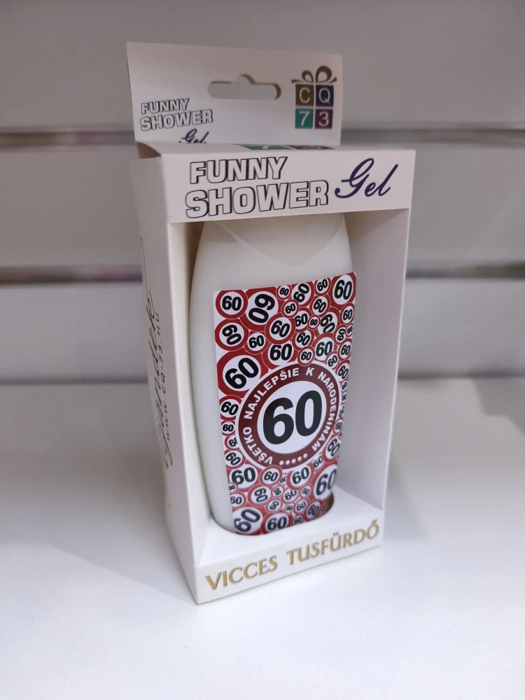 Sprchový gél k narodeninám 30, 40, 50 alebo 60 rokov