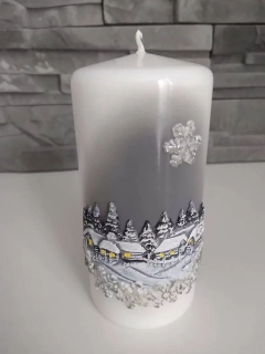 xSviečka s 3D obrázkom