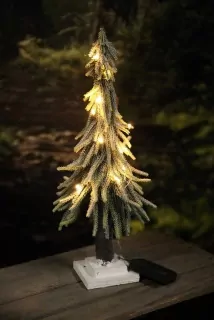 LED zasnežená jedlička 45cm