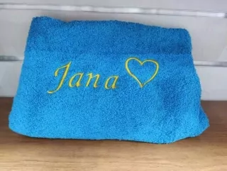 Osuška s menom JANA
