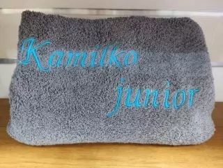 Osuška s nápisom KAMILKO JUNIOR