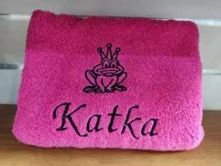 Osuška s menom KATKA