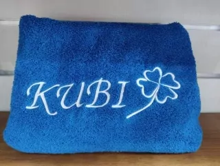 Osuška s menom KUBI