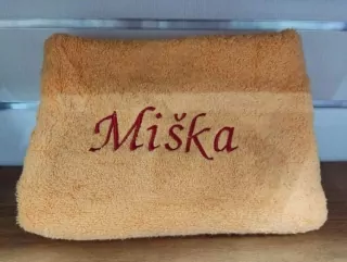 Osuška s menom MIŠKA