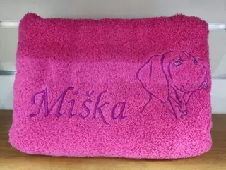 Osuška s menom MIŠKA