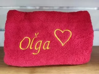 Osuška s menom OĽGA