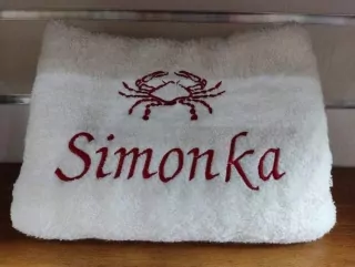 Osuška s menom SIMONKA 