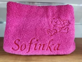 Osuška s menom SOFINKA