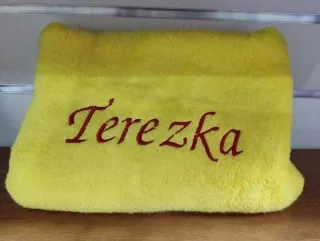 Osuška s menom TEREZKA