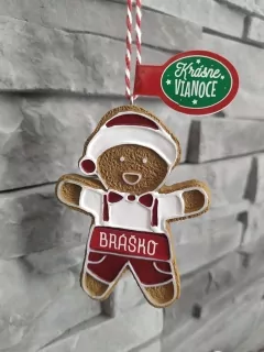 Perníček s nápisom Bráško