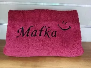 Osuška s menom Maťka