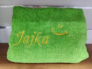 Osuška s menom Jajka