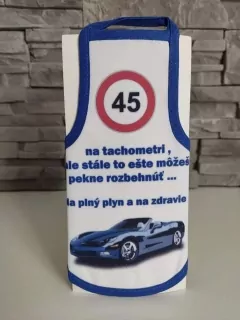 Zástera na fľašu 45 - auto