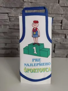 Zástera na fľašu Športovec