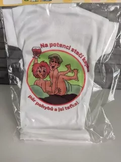 Tričko na fľašu Na potenciu
