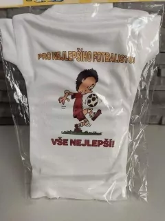 Tričko na fľašu Fotbalista