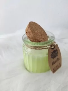 Sviečka s korkovou zátkou - Vanilla