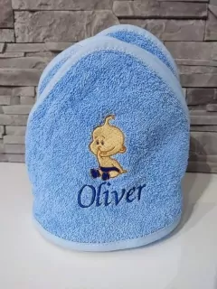 Detská vyšívaná osuška s menom Oliver