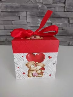 Darčeková krabička - so zamilovanými macíkmi 