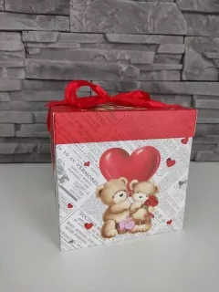 Darčeková krabička - so zamilovanými macíkmi 1