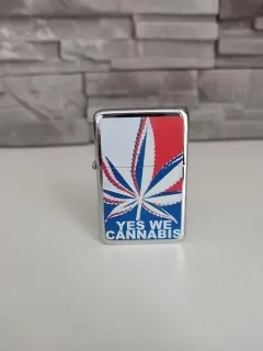 Benzínový zapaľovač - Yes We Cannabis