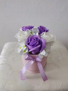 Flowers box - Fialový