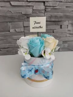 Mydlový box- Pani učiteľke- modrý