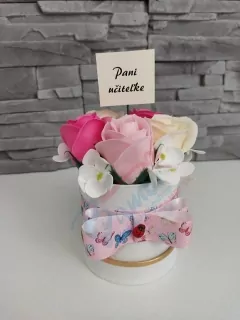 Mydlový box- Pani učiteľke- ružový