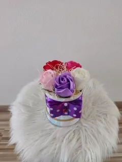 Flowers box- biely mini