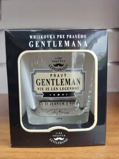 Pohár na whisky Pravý Gentleman 1
