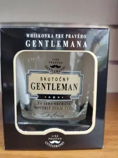 Pohár na whisky Pravý Gentleman 2