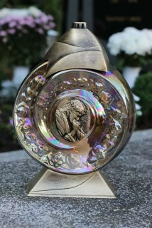 xLuxusný kahanec na hrob s Ježiškom 34 cm