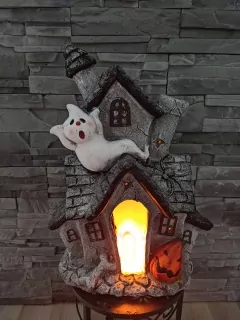 LED haloweensky dom