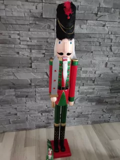 Luskáčik deluxe 106cm červeno - zelený