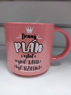 Hrnček denný plán
