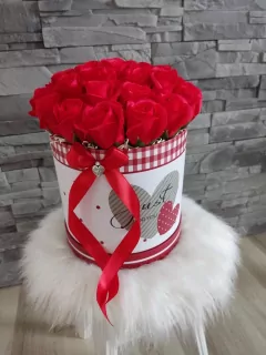  Box s mydlovými ružami - Just for you
