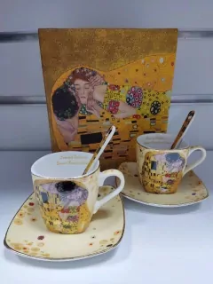 Set mocca šálok Klimt