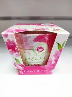 Sviečka v skle PEONY