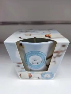 Sviečka v skle COTTON