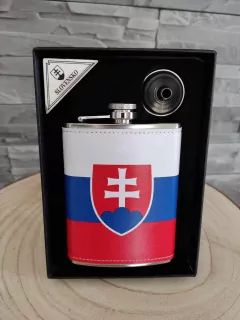 Ploskačka so slovenskou vlajkou