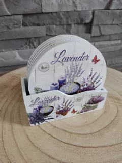 Podložka pod šálku - levanduľa