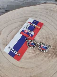 Kľúčenka Slovakia - okuliare