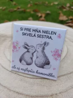 Magnetka - Si pre mňa nie len skvelá sestra, ale aj najlepšia kamarátka.