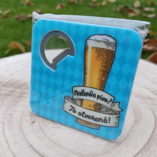 Otvárač + podpivník: Najlepšie pivo? To otvorené!