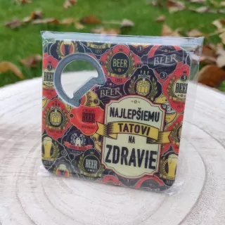 Otvárač + podpivník: Najlepšimu tatovi na zdravie
